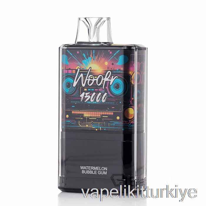 Vape Elektronik Sigara Woofr 15000 Tek Kullanımlık Karpuzlu Sakız